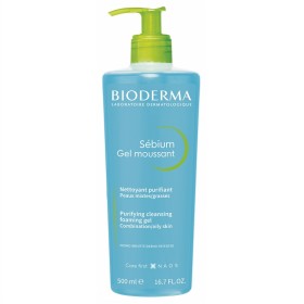 BIODERMA Sebium Gel Moussant, Τζελ Καθαρισμού & Ντεμακιγιάζ, για Λιπαρό με Τάση Ακμής Δέρμα - 500ml