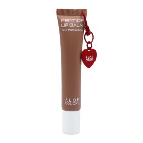 ALOE COLORS Peptide Lip Balm, Αντηλιακό Βάλσαμο Χειλιών Chocolate Mousse -15ml