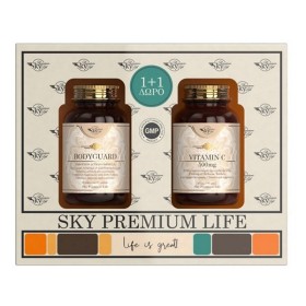 SKY PREMIUM LIFE Bodyguard - 60caps & ΔΩΡΟ Vitamin C 500mg - 60caps