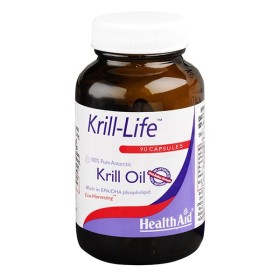 HEALTH AID Krill- Life, Krill OilL 500mg, Συμπλήρωμα Διατροφής με Έλαιο Krill - 90caps