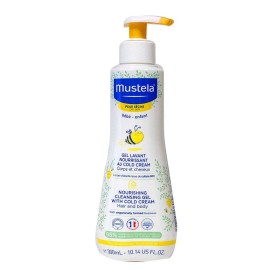 MUSTELA Nourishing Cleansing Gel with Cold Cream, Ενυδατικό Αφροντούς για Σώμα & Μαλλιά - 300ml