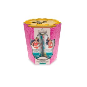 MAD BEAUTY Princess, Moana Body Trio, Bosy Wash, Αφρόλουτρο - 100ml & Body Lotion, Γαλάκτωμα Σώματος & Body Exfoliator, Σφουγγάρι Απολέπισης - 1τεμ