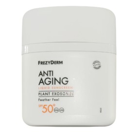 FREZYDERM Anti Aging Liquid Sunscreen Plant Exosomes SPF50+, Γαλάκτωμα Αντιγηραντικής Δράσης-50ml