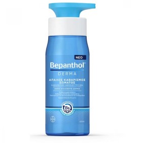 BEPANTHOL Derma Shower Gel, Απαλός Καθαρισμός Σώματος Αφρόλουτρο Gel για Ξηρό Δέρμα - 400ml