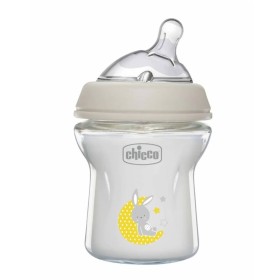 CHICCO Natural Feeling, Μπιμπερό Γυάλινο με Θηλή Σιλικόνης 0+ -150 ml