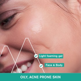 URIAGE Hyseac Cleansing Gel. Τζελ Καθαρισμού για Λιπαρές Επιδερμίδες με τάση Ακμής -150ml