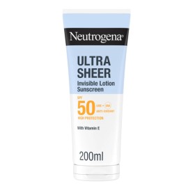 NEUTROGΕΝΑ Ultra Sheer Invisible Hydration Body Lotion Sunscreen SPF50, Ελαφριά-Ταχείας Απορρόφησης Λοσιόν  -200ml