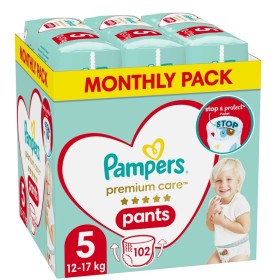 PAMPERS Premium Care Pants No 5 (12-17kg) Monthly Pack - 102τεμ