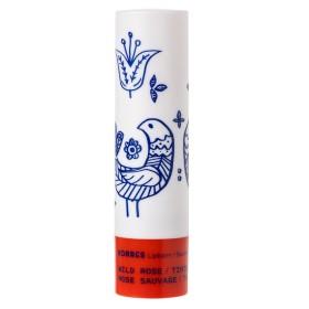 KORRES Lip Balm Wild Rose Tinted, Ενυδατική Φροντίδα για Χείλη με Άγριο Τριαντάφυλλο με Χρώμα - 4,5g