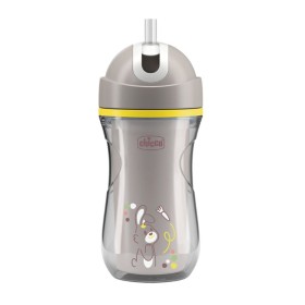 CHICCO Sport Cup Mix & Match Yellow, Εκπαιδευτικό Ποτήρι Με Καλαμάκι Για 14+ Μηνών -266ml