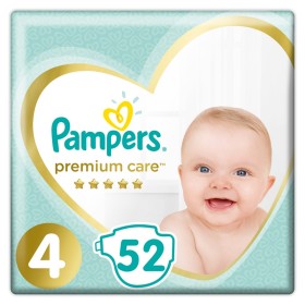 PAMPERS Premium Care No 4 (9-14kg) - 52τμχ