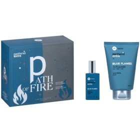 PANTHENOL EXTRA  Promo Limited Edition, Path of Fire / Blue Flames, 3in1 Cleanser Σαμπουάν-Αφρόλουτρο - 200ml & Ανδρικό Άρωμα - 50ml, 1σετ