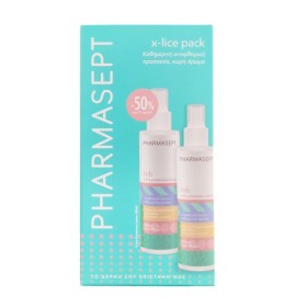 PHARMASEPT Promo Kids X-Lice Protective Lotion, Παιδική Αντιφθειρική Λοσιόν Χωρίς Άρωμα, 2x100ml (-50% στο 2ο προϊόν)