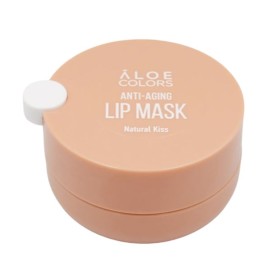 ALOE COLORS Natural Kiss Anti-Aging Lip Mask, Μάσκα Χειλιών με Γεύση Καραμέλα -10ml