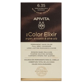 APIVITA My Color Elixir, Βαφή Μαλλιών No 6.35 - Ξανθό Σκούρο Μελί Μαονί