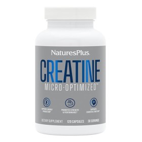 NATURES PLUS Creatine Monohydrate, Συμπλήρωμα Διατροφής με Μονοϋδρική Κρεατίνη -120caps