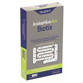 QUEST Acidophilus Plus Biotix, 2 Δις Προβιοτικά - 30caps