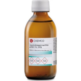 CHEMCO Sodium Hyaluronate Solution, Διάλυμα με Υαλουρονικό Νάτριο 1% -250gr