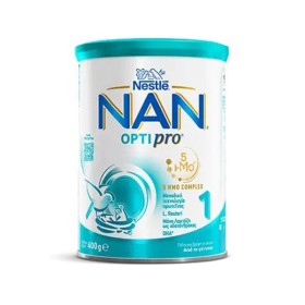 NESTLE NAN Optipro 1, Γάλα Πρώτης Βρεφικής Ηλικίας σε Σκόνη - 400gr