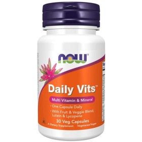 NOW FOODS Daily Vits Multivitamin & Minerals, Πολυβιταμινούχος Φόρμουλα - 30caps