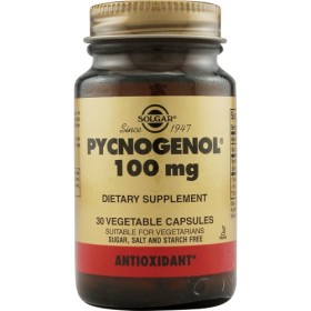 SOLGAR Pycnogenol 100mg, Φυσικά Αντιοξειδωτικά με Σημαντικά Οφέλη για τα Αγγεία και το Κυκλοφορικό -30caps