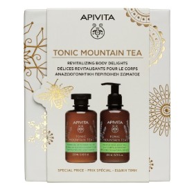 APIVITA Promo Tonic Mountain Tea/ Αφρόλουτρο -250ml & Γαλάκτωμα Σώματος -200ml, 1σετ