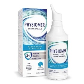 PHYSIOMER Jet Normal, Ισότονο Ρινικό Αποσυμφορητικό Σπρέι - 135ml