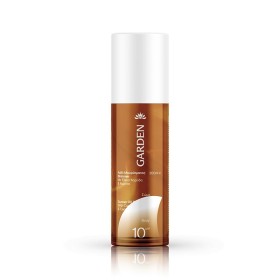 GARDEN Suntan Oil Shimmer SPF10, Ιριδίζον Λάδι Μαυρίσματος για το Σώμα με Έλαια Καρύδας & Καρότου - 200ml