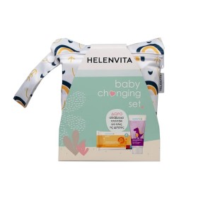 HELENV Baby Changing Set, Nappy Rash Cream, Κρέμα Αλλαγής Πάνας - 150ml & Baby Wipes Μωρομάντηλα - 64τεμ