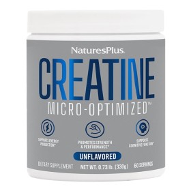 NATURES PLUS Creatine Monohydrate Powder, Μονοϋδρική Κρεατίνη Χωρίς Γεύση -330gr