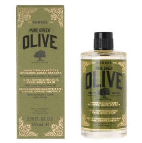 KORRES Pure Greek Olive Nourishing Oil, Θρεπτικό Λάδι 3 Σε 1 - Πρόσωπο, Σώμα, Μαλλιά - 100ml