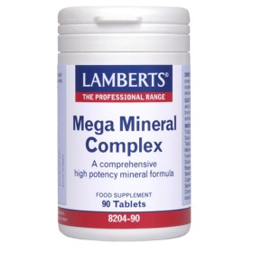 LAMBERTS Mega Mineral Complex, 12 Μέταλλα & Ιχνοστοιχεία  - 90tabs