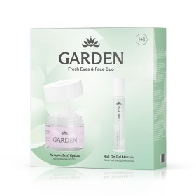 GARDEN Fresh Eyes & Face Duo Set No8, Anti-Wrinkle Cream, Αντιρυτιδική Κρέμα με Υαλουρονικό Οξύ- 50ml & Roll On Eye Gel, Τζελ Ματιών με Εκχύλισμα Αγγουριού - 20mll