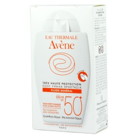 AVENE Fluide Mineral SPF50+, Αντηλιακό Προσώπου για Μη Ανεκτικό Δέρμα --  40ml