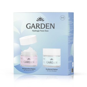 GARDEN Hydrage Face Duo Set No2, Moisturizing Cream, Ενυδατική Κρέμα - 50ml & Anti-Wrinkle Cream, Αντιρυτιδική Κρέμα με Υαλουρονικό Οξύ- 50ml