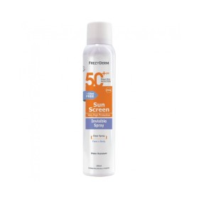 FREZYDERM Sun Screen Invisible Spray SPF50+, Διάφανο Αντηλιακό Σπρέι - 200ml