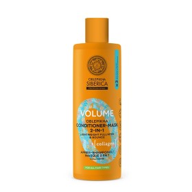 NATURA SIBERICA Oblepikha Professional Volume Conditioner- Mask, Κρέμα Μαλλιών- Μάσκα 2σε1 Ενίσχυσης Όγκου με 3x Ιπποφαές & Κολλαγόνο για Όλους τους Τύπους Μαλλιών - 400ml