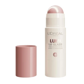 LOREAL PARIS Lumi Le Glass Highlighter Stick, Πολυχρηστικό Ηighlighter σε Mορφή Στικ, 620 Glassy Pink Ballet - 5gr