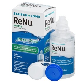 BAUSCH + LOMB Renu Multi-Plus, Υγρό Φακών Επαφής, Flight Pack - 100ml