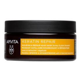 APIVITA Keratin Repair Hair Mask, Μάσκα Θρέψης & Επανόρθωσης για Ξηρά, Ταλαιπωρημένα Μαλλιά - 200ml