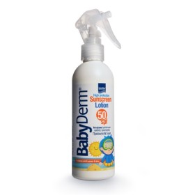 INTERMED BabyDerm Sunscreen Lotion SPF50, Παιδικό ΑντηλιακόΓαλάκτωμα για Παιδιά από 6 Μηνών - 200ml