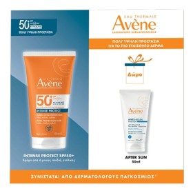 AVENE Promo Intense Protect Αντηλιακό για Σώμα & Πρόσωπο SPF50+ -150ml & ΔΩΡΟ After Sun Restorative Lotion, Λοσιόν Επανόρθωσης -50ml, 1σετ