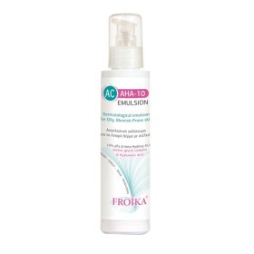 FROIKA AC AHA- 10 Emulsion, Αναπλαστικό Γαλάκτωμα για Λιπαρό Δέρμα με Τάση Ακμής - 125ml