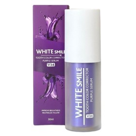 WHITE SMILE Tooth Color Corrector Purple Serum, Διορθωτικός Μωβ Ορός Λεύκανσης Δοντιών που Εξουδετερώνει τα Κίτρινα Στίγματα -30ml