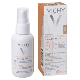 VICHY Capital Soleil UV- Age Daily Tinted Water FluidSPF50+, Λεπτόρρευστο Αντηλιακό Γαλάκτωμα με Χρώμα - 40ml