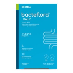 OLONEA BacteFlora Daily, Συνδυασμός Προβιοτικών και Πρεβιοτικού - 10 caps