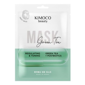 KIMOCO Beauty Green Tea Sheet Mask, Μάσκα Προσώπου με Εκχύλισμα Πράσινου Τσαγιού -1τεμ