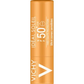 VICHY Ideal Soleil Stick Zones Sensibles SPF50+, Στικ για τις Ευαίσθητες Ζώνες - 9gr
