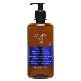 APIVITA Mens Tonic Shampoo, Τονωτικό Σαμπουάν Κατά Της Τριχόπτωσης Για Άνδρες - 500ml