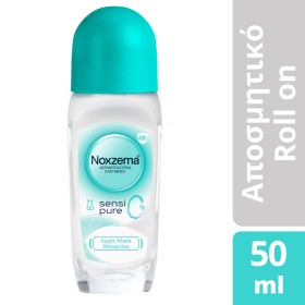 NOXZEMA Deodorant Roll-On Sensi Pure, Γυναικείο Αντιιδρωτικό Αποσμητικό για την Ευαίσθητη Επιδερμίδα - 50ml